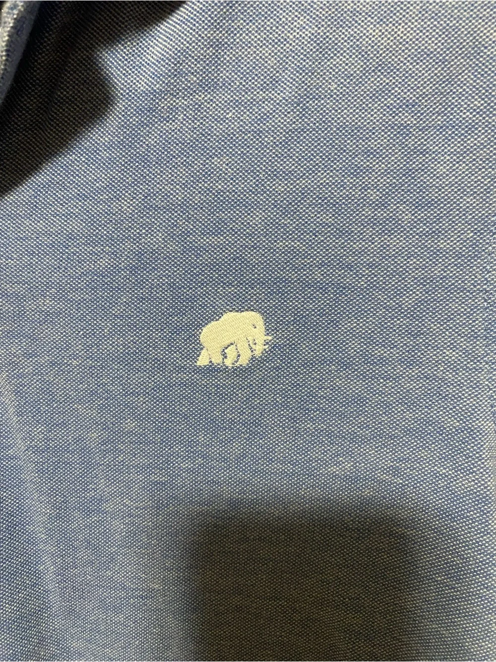 Banana Republic Blue Men's organic cotton pique polo shirt size Medium